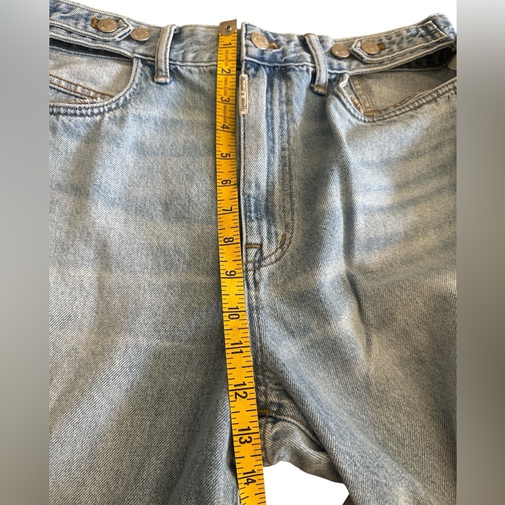 Madewell x Molly Dickson Cutout Baggy Straight Jeans sz 30 - Picture 10 of 11